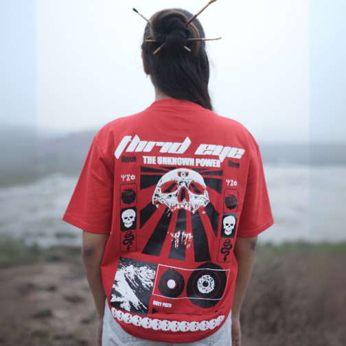 freaarew thrid eye oversized tshirt