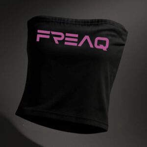 Her Move black women’s tube top by Freaqrew streetwear India