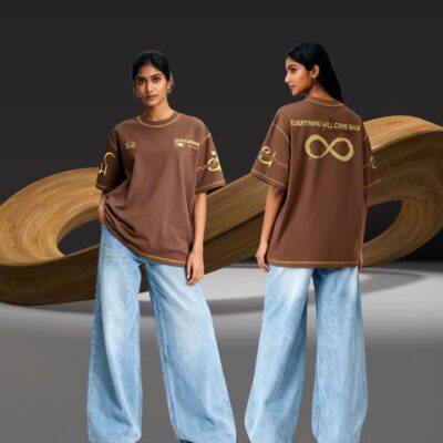 Unisex oversized streetwear t-shirt India – Loop Theory Freaqrew